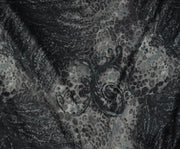 STRETCH SATIN FABRIC - GRAY