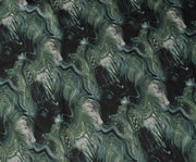 STRETCH SATIN FABRIC - GREEN