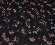 SATIN FABRIC - BLACK