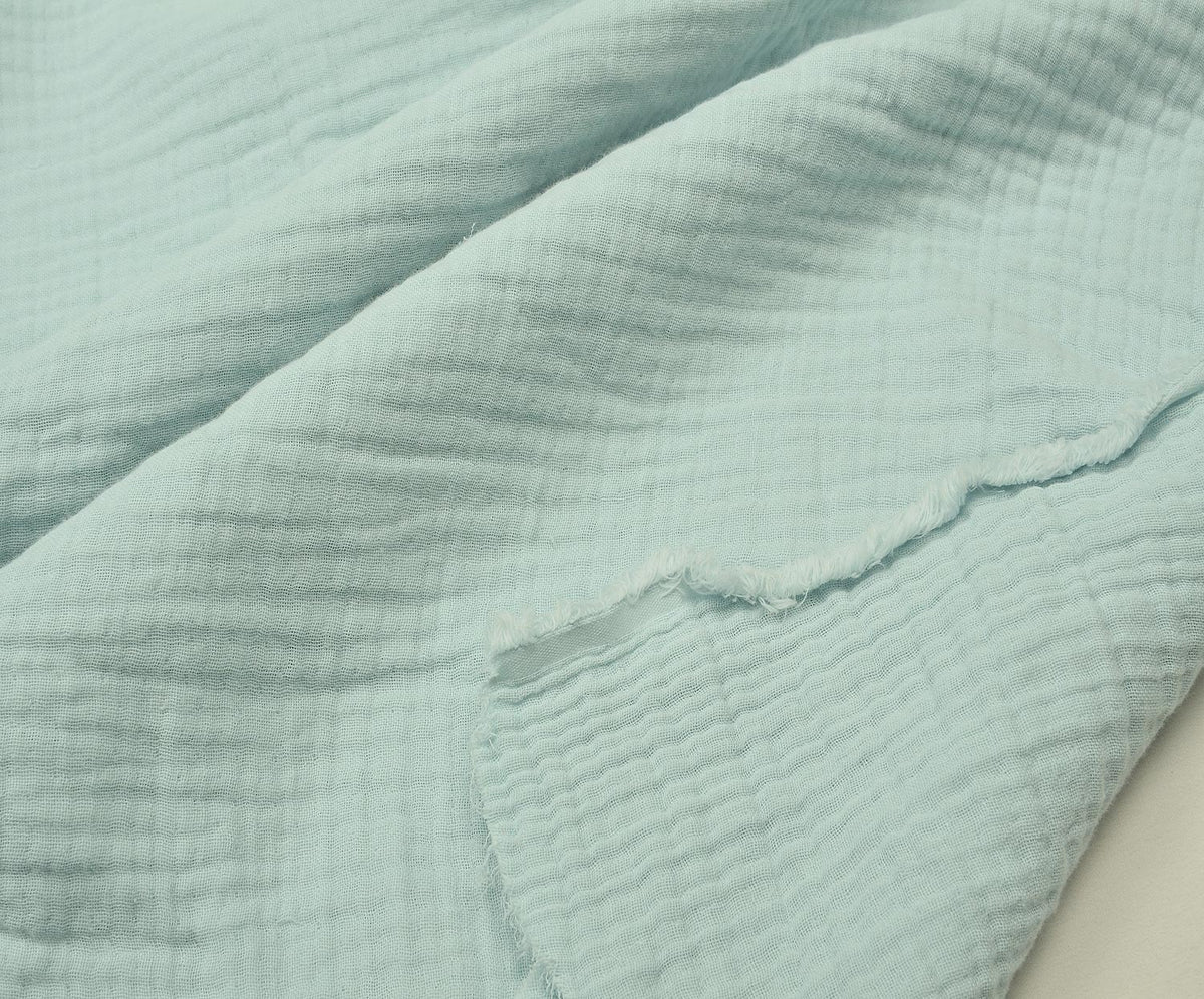 4-LAYER MUSLIN FABRIC - MINT
