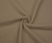 4-LAYER MUSLIN FABRIC - BEIGE