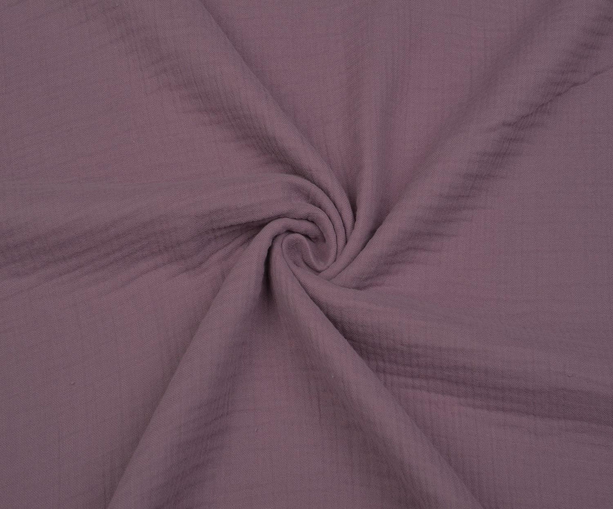 4-LAYER MUSLIN FABRIC - LILAC