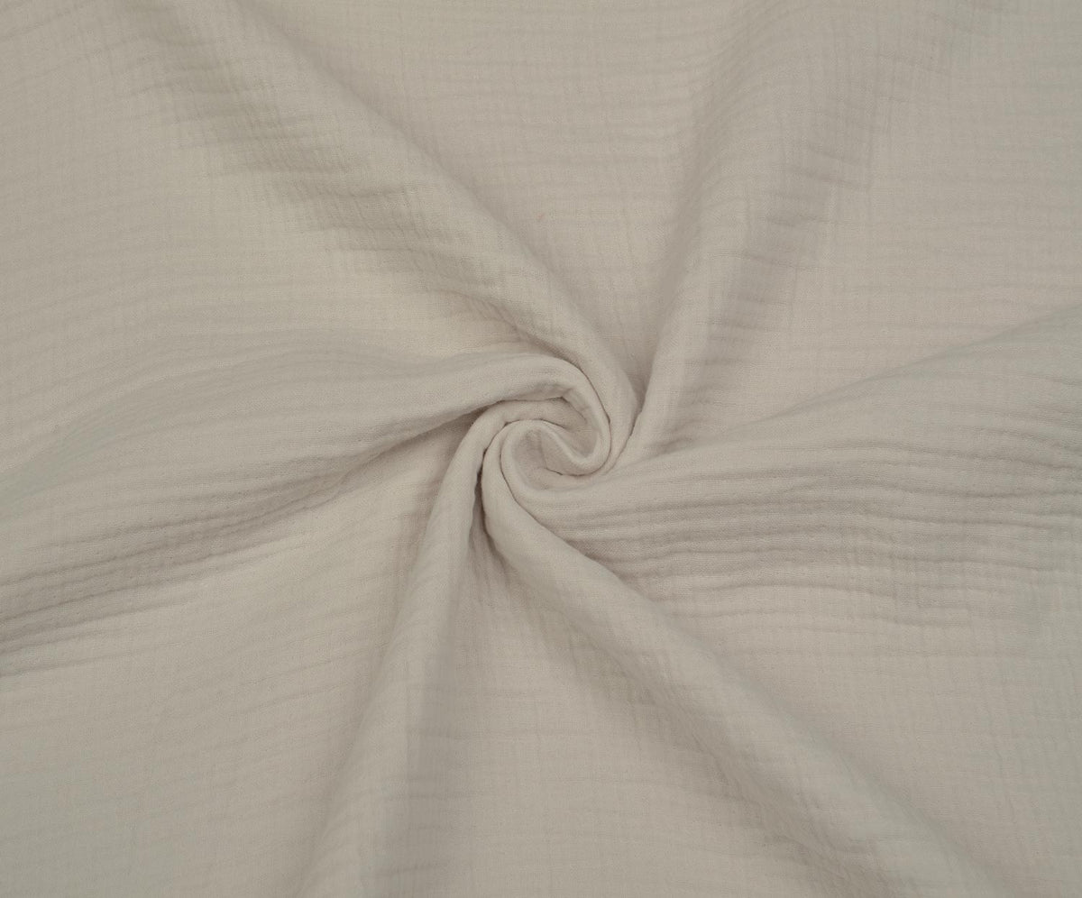 4-LAYER MUSLIN FABRIC - BONE