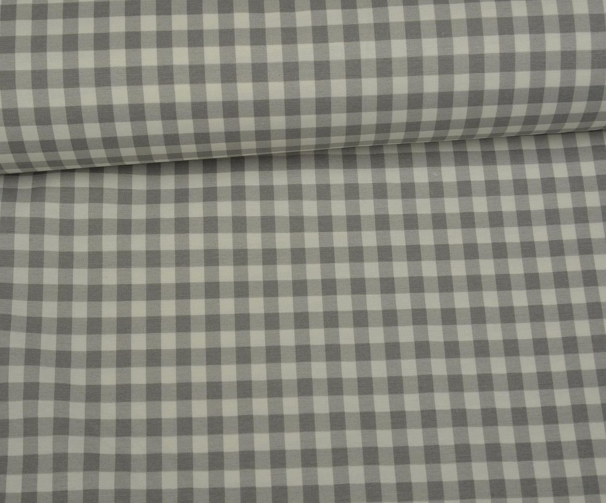 DUCK LINEN FABRIC - GRAY