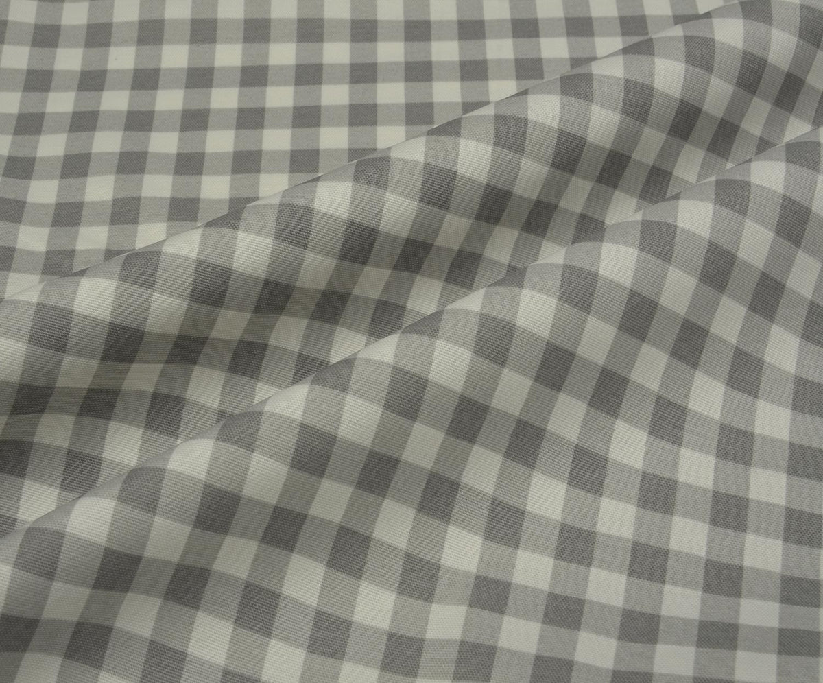 DUCK LINEN FABRIC - GRAY