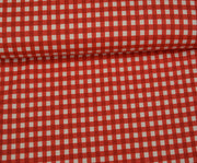 DUCK LINEN FABRIC - RED