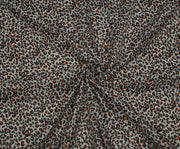 LEOPARD PRINT LINING FABRIC - CORAL
