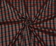 PLAID PATTERNED LINING FABRIC - RED