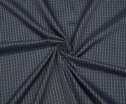 PLAID PATTERNED LINING FABRIC - GRAY