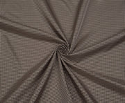 GINGHAM PATTERNED LINING FABRIC - BLACK